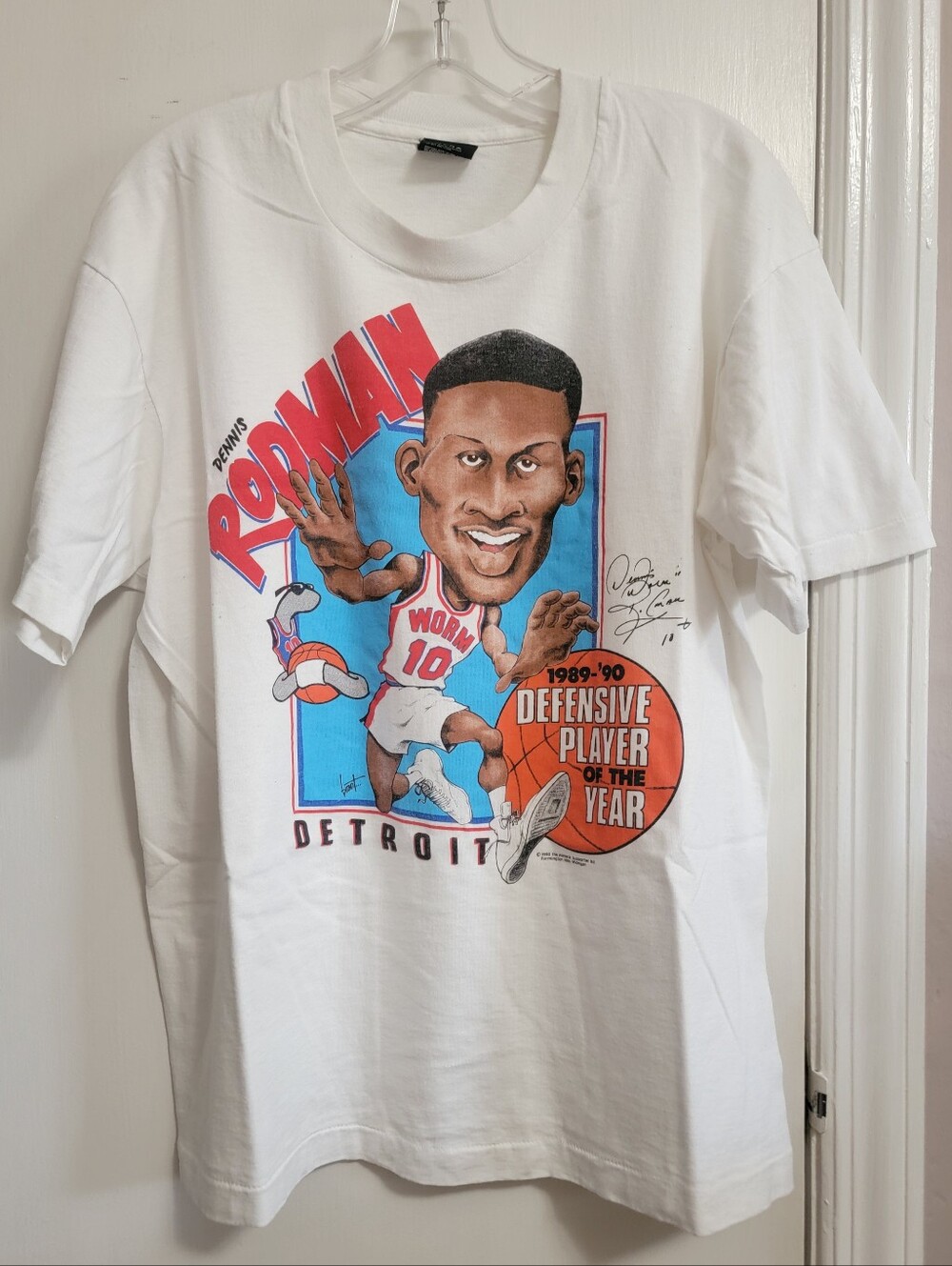 Vintage Dennis Rodman Defensive Player tee
